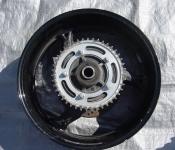 08-11 Suzuki GSXR 1300 Hayabusa Rear Wheel with Sprocket and Rotor