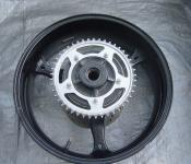 06-07 Suzuki GSXR 600 750  Rear Wheel with Sprocket and Rotor