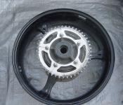06-07 Suzuki GSXR 600 750  Rear Wheel with Sprocket and Rotor