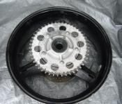 01-03 Suzuki GSXR 600 Rear Wheel with Sprocket and Rotor