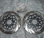 04-05 Suzuki GSXR 600 750 Front Rotors  - Anniversary Edition Slotted
