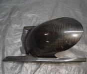 99-00 Honda CBR 600 F4 Fairing - Aftermarket Carbon Fiber Rear Fender and Chain Guard