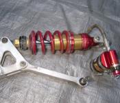 07-08 Yamaha R1 Aftermarket Elka Rear Shock and Linkage