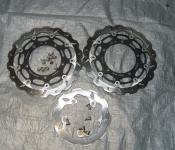 07-08 Yamaha R1 Aftermarket Galfer Front and Rear Rotors 