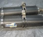 07-08 Yamaha R1 Aftermarket Leo Vince SBK Carbon Exhaust 