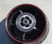 03-05 Yamaha R6 / 06-10 R6s Rear Wheel with Sprocket and Rotor