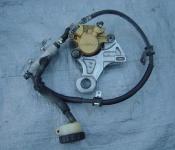 02-03 Honda CBR 954RR Rear Master Cylinder, Brake Lines and Caliper