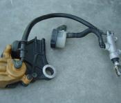 05-06 Kawasaki ZX636 Rear Master Cylinder, Brake Lines and Caliper