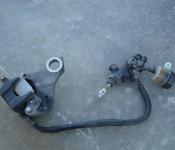 04-06 Yamaha R1 Rear Master Cylinder, Brake Lines and Caliper