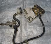 00-05 Kawasaki ZX12 Rear Master Cylinder, Brake Lines and Caliper