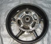 03-05 Yamaha R6 / 06-10 R6s Rear Wheel with Sprocket and Rotor