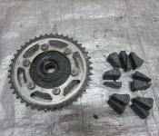 02-03 Yamaha R1 Rear Sprocket, Hub and Cush Drives