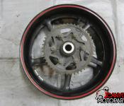 06-07 Yamaha YZF R6 Rear Wheel with Sprocket and Rotor