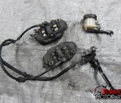 07-08 Honda CBR 600RR Front Master Cylinder, Brake Lines and Calipers