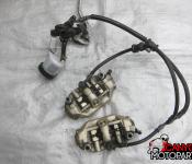 06-07 Honda CBR 1000RR Front Master Cylinder, Brake Lines and Calipers