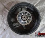 04-05 Kawasaki ZX10R Rear Wheel with Sprocket and Rotor