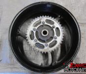 11-18 Suzuki GSXR 600 750 Rear Wheel with Sprocket and Rotor