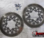 08-09 Suzuki GSXR 600 750 Front Rotors - STRAIGHT