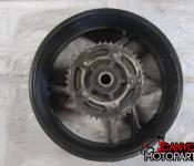 08-09 Suzuki GSXR 600 750 Rear Wheel with Sprocket and Rotor