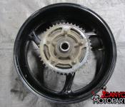 08-09 Suzuki GSXR 600 750 Rear Wheel with Sprocket and Rotor