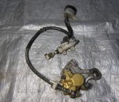 00-01 Honda CBR 929RR Rear Master Cylinder, Brake Lines and Caliper