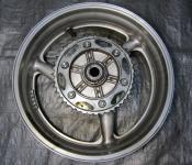 00-01 Honda CBR 929RR Rear Wheel with Sprocket and Rotor