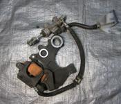 08-11 Suzuki GSXR 1300 Hayabusa Rear Master Cylinder, Brake Lines and Caliper