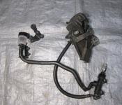 07-08 Kawasaki ZX6 Rear Master Cylinder, Brake Lines and Caliper