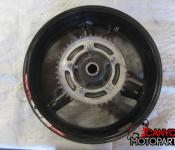 07-08 Suzuki GSXR 1000 Rear Wheel with Sprocket and Rotor