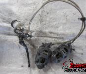 17-25 Suzuki GSXR 1000 Front Master Cylinder, Braided Brake Lines and BREMBO Calipers