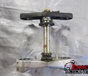 05-06 Suzuki GSXR 1000 Upper and Lower Triple Tree with Steering Stem 