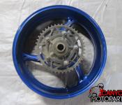 08-09 Suzuki GSXR 600 750 Rear Wheel with Sprocket and Rotor