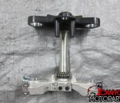 06-10 Kawasaki ZX14 Upper and Lower Triple Tree with Steering Stem 