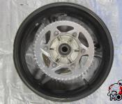 00-01 Honda CBR 929RR Rear Wheel with Sprocket and Rotor