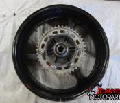 06-07 Honda CBR 1000RR Rear Wheel with Sprocket and Rotor
