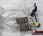 07-08 Yamaha R1 Front Master Cylinder, Brake Lines and Calipers