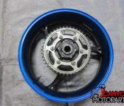 12-16 Suzuki GSXR 1000 Rear Wheel with Sprocket and Rotor