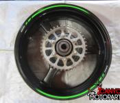 16-20 Kawasaki ZX10R Rear Wheel with Sprocket and Rotor