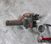 06-07 Suzuki GSXR 600 750 Left Clipon and Controls