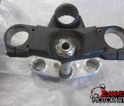 12-23 Kawasaki ZX14 Upper and Lower Triple Tree with Steering Stem 