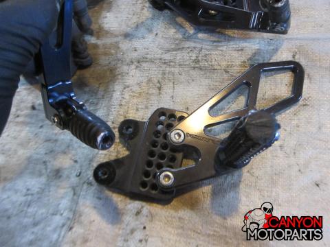 08-09 Suzuki GSXR 600 750 Aftermarket Vortex Adjustable Rearsets ...