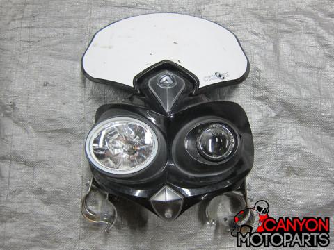 03 04 Honda Cbr 600rr Aftermarket Streetfighter Headlight Canyon Moto Parts