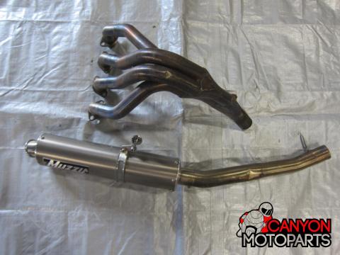 06-11 Kawasaki ZX14 Aftermarket Full Muzzy Headers Slip On 06-11 Kawasaki ZX14 Aftermarket Full Muzzy Headers Slip On