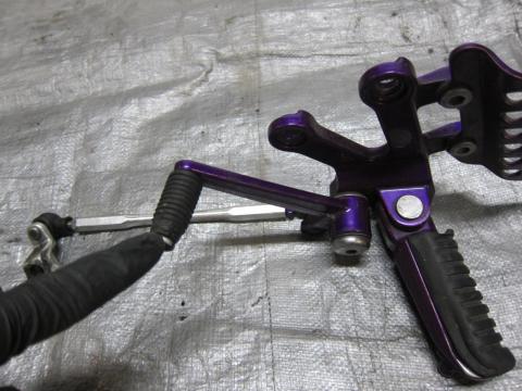 00-05 Kawasaki ZX12 Rearsets - Powder Coated | Canyon Moto Parts
