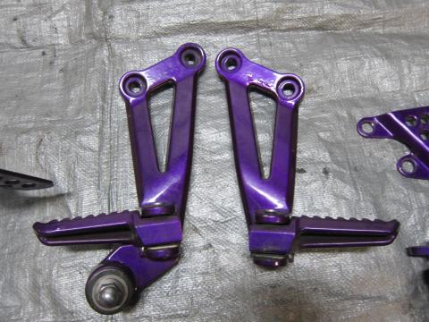 00-05 Kawasaki ZX12 Rearsets - Powder Coated | Canyon Moto Parts