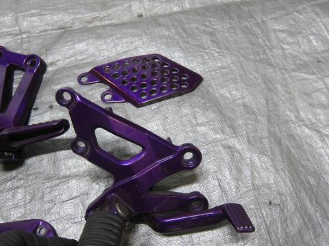 00-05 Kawasaki ZX12 Rearsets - Powder Coated | Canyon Moto Parts