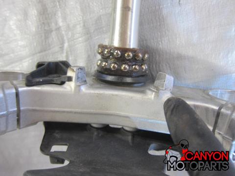 17-20 Yamaha YZF R6 Upper and Lower Triple Tree with Steering Stem ...