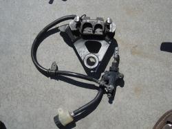 99-02 Yamaha R6 Rear Master Cylinder, Brake Lines and Caliper