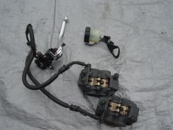 04-06 Yamaha R1 Front Master Cylinder, Brake Lines and Caliper