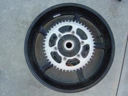 03-05 Yamaha R6 / 06-10 R6s Rear Wheel with Sprocket and Rotor